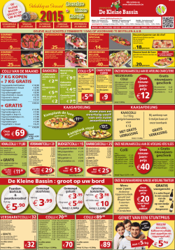 weekpromo - De Kleine Bassin
