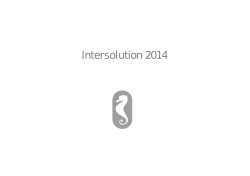 Dossier InterSOLUTION 2014