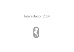 Dossier InterSOLUTION 2014