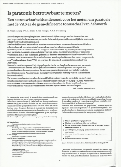 Is paratonie betrouwbaar te meten?