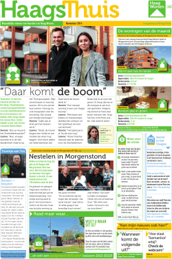 De Haags Thuis zien als een krantenpagina? Kijk hier!