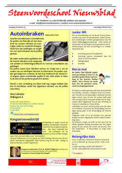 Steenvoordeschool Nieuwsblad