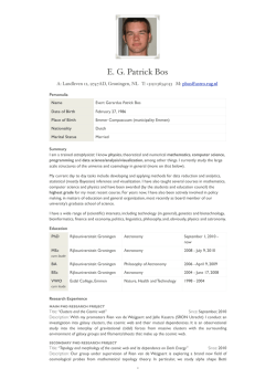 E. G. Patrick Bos