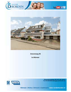 Brochure Gravenweg 56 te Alkmaar