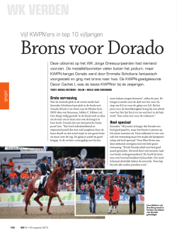 Brons voor Dorado
