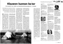 Klauwen kunnen beter - Verantwoorde Veehouderij