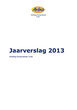 Jaarverslag 2013