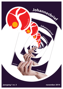 Johannesbrief november 2014