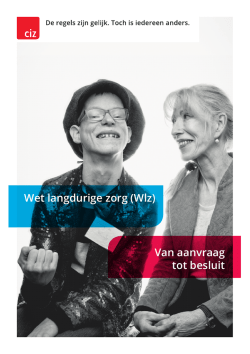 Van aanvraag tot besluit Wet langdurige zorg (Wlz)