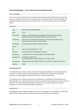 Docentenhandleiding - Cursus Ondersteunen bij - Factor-E