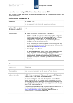 info ec ce 2014 - Examenblad.nl