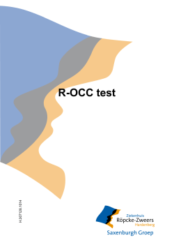 R-OCC test longfunctieonderzoek
