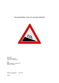 R. van Ingen Holding BV_Portfolio CO2 prestatieladder 2014