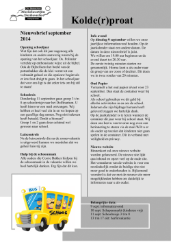 Kolde(r)proat - Koldewijn Schoele