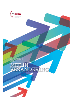 Jaarverslag 2013 | bpfBOUW