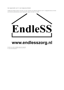 Een rapportcijfer van 9.1 voor Zorgbureau Endless!