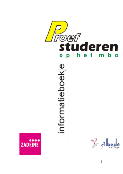Downloaden - Proefstuderen