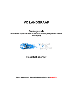 VC LANDGRAAF Gedragscode