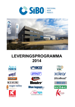 leveringsvoorwaarden sibo 2014