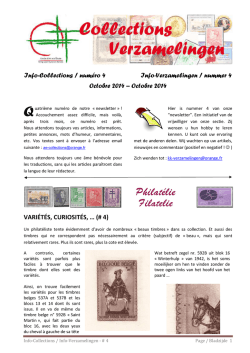 Info-Collections / num&eacute;ro Octobre VARI&Eacute;T&Eacute;S