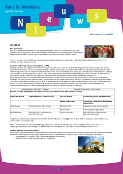 ECHO nummer 9, 22 mei 2014
