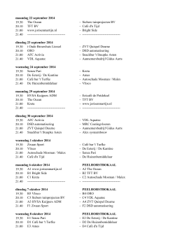 Klik hier om het volledige programma 2014