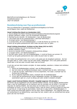Download de routebeschrijving. - Pop