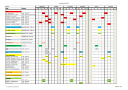 Jaarplanning 2014/2015