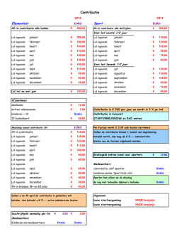 dok contributie 2014