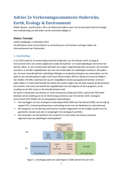 Concept Advies 2e Verkenningscommissie