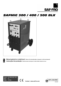 SAFMIG 300 / 400 / 500 BLX