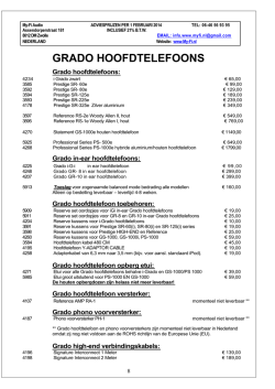 GRADO HOOFDTELEFOONS - My