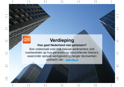 Download het verdiepingsrapport