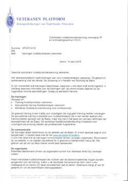Download brief aanmeldingsprocedure trainingen