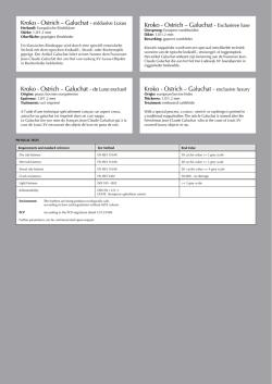 Download technische fiche