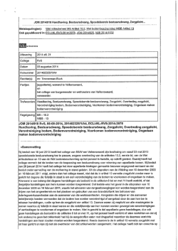 JOIVI 20141918 Handhaving, Bestuursdwang