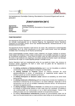 JOBSTUDENTEN (M/V) - Jobpunt Vlaanderen
