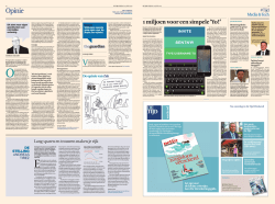 Dit is het artikel - Afdeling Mobiliteit en Ruimtelijke Planning