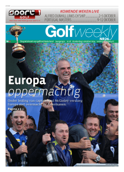 Golf Weekly 2014 editie 26