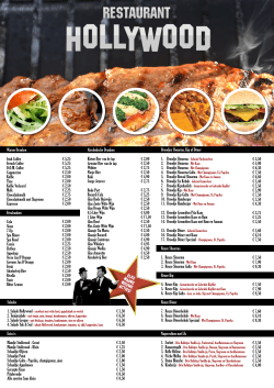 Download als PDF - Restaurant Hollywood Westervoort