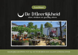Klik hier en bekijk onze lunchkaart