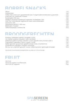 menu - SpaSereen