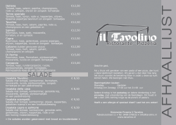 Italiana - restaurant - Pizzeria Il Tavolino