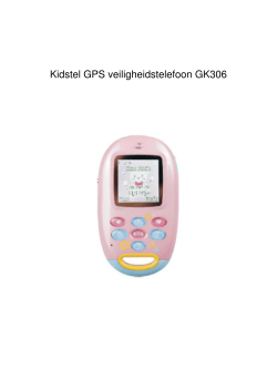 Handleiding Kidstel GPS Tracker GK306(pdf)