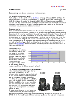 Test Nikon D3300 juni 2014 Samenvatting: een