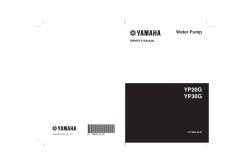 Handleiding en instructieboekje - Yamaha YP20G