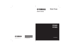 Handleiding en instructieboekje - Yamaha YP20G