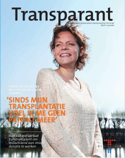 transparant 3_v2.indd - Nederlandse Transplantatie Stichting