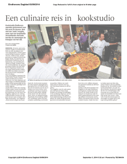 Een culinaire reis in kookstudio