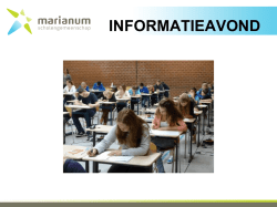 Presentatie 5-havo en 6-vwo